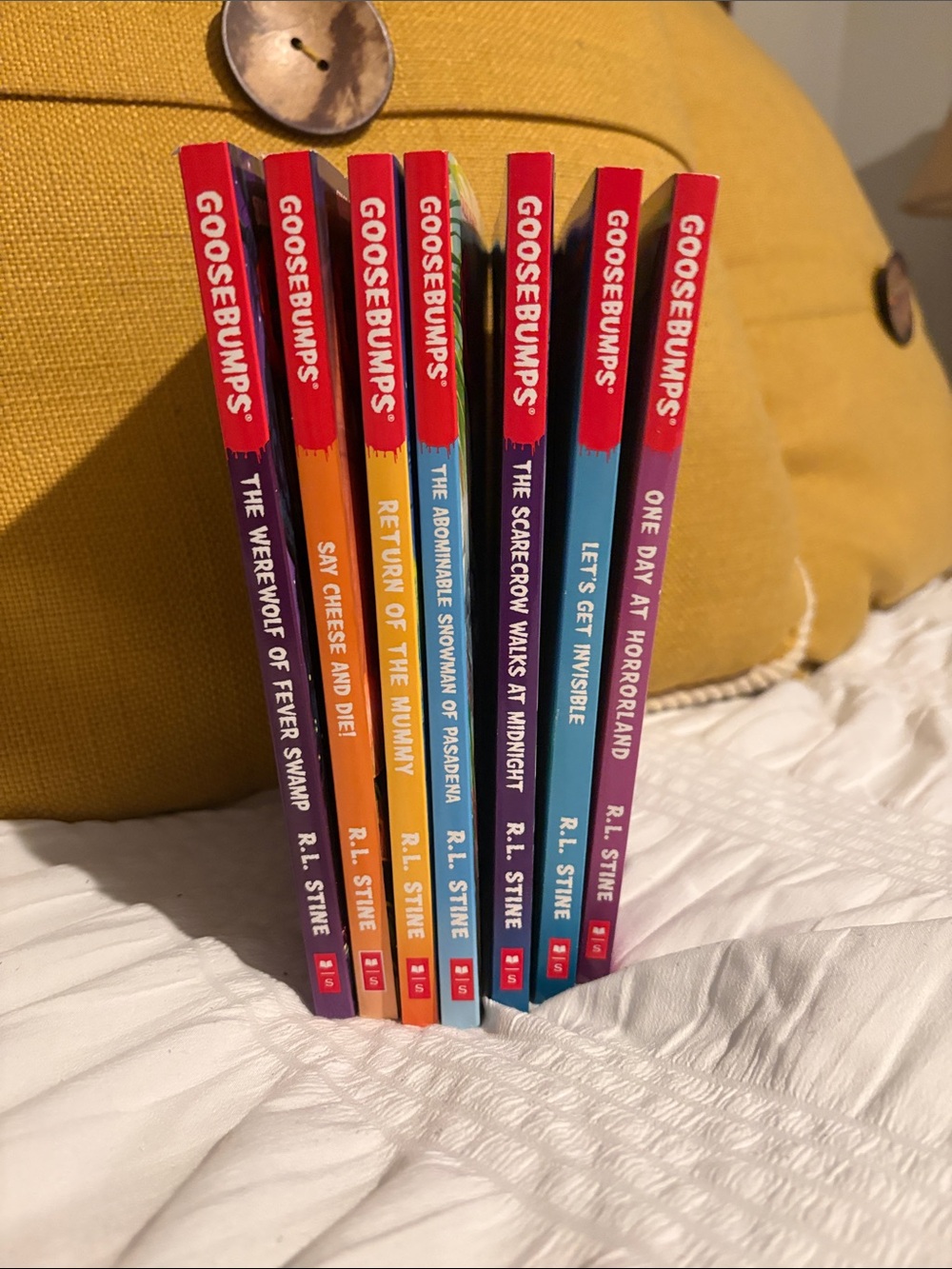 Goosebumps Paperback Book Set in Multicolor - R.L. Stine